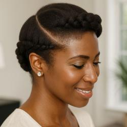 Schützende Frisuren und Pflege